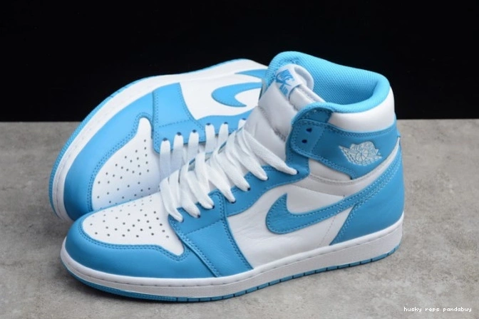Rep Husky OG 555088-117 Air High Retro Jordan 1 'UNC' 0819